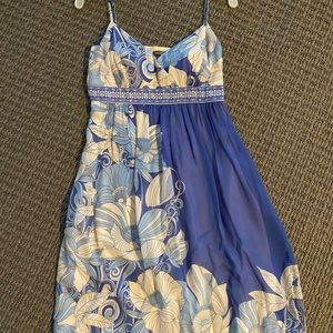 A-line spaghetti strap dress